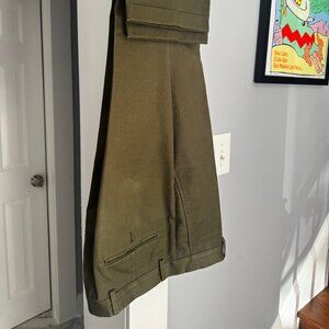 Marc Jacobs - Mens Pleated Dress Pants - Military Style - Heavy fabric